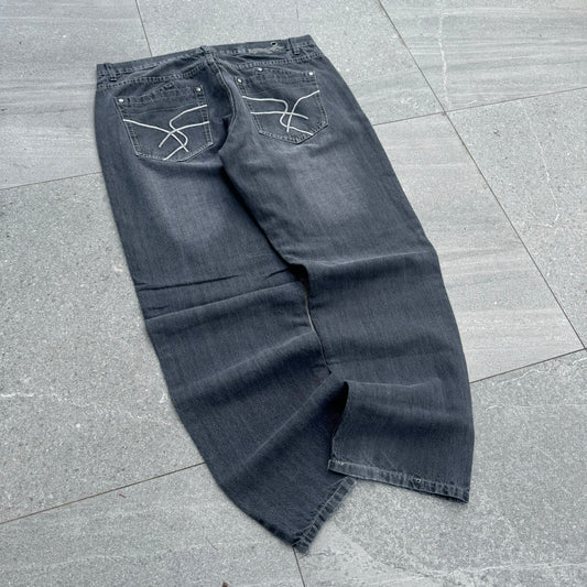 perfect black/grey faded jeans - 40x32”