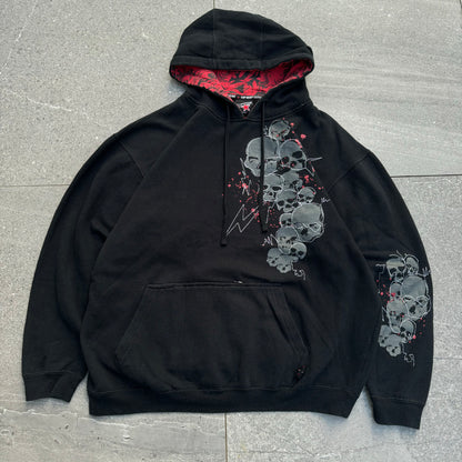 top heavy skull hoodie