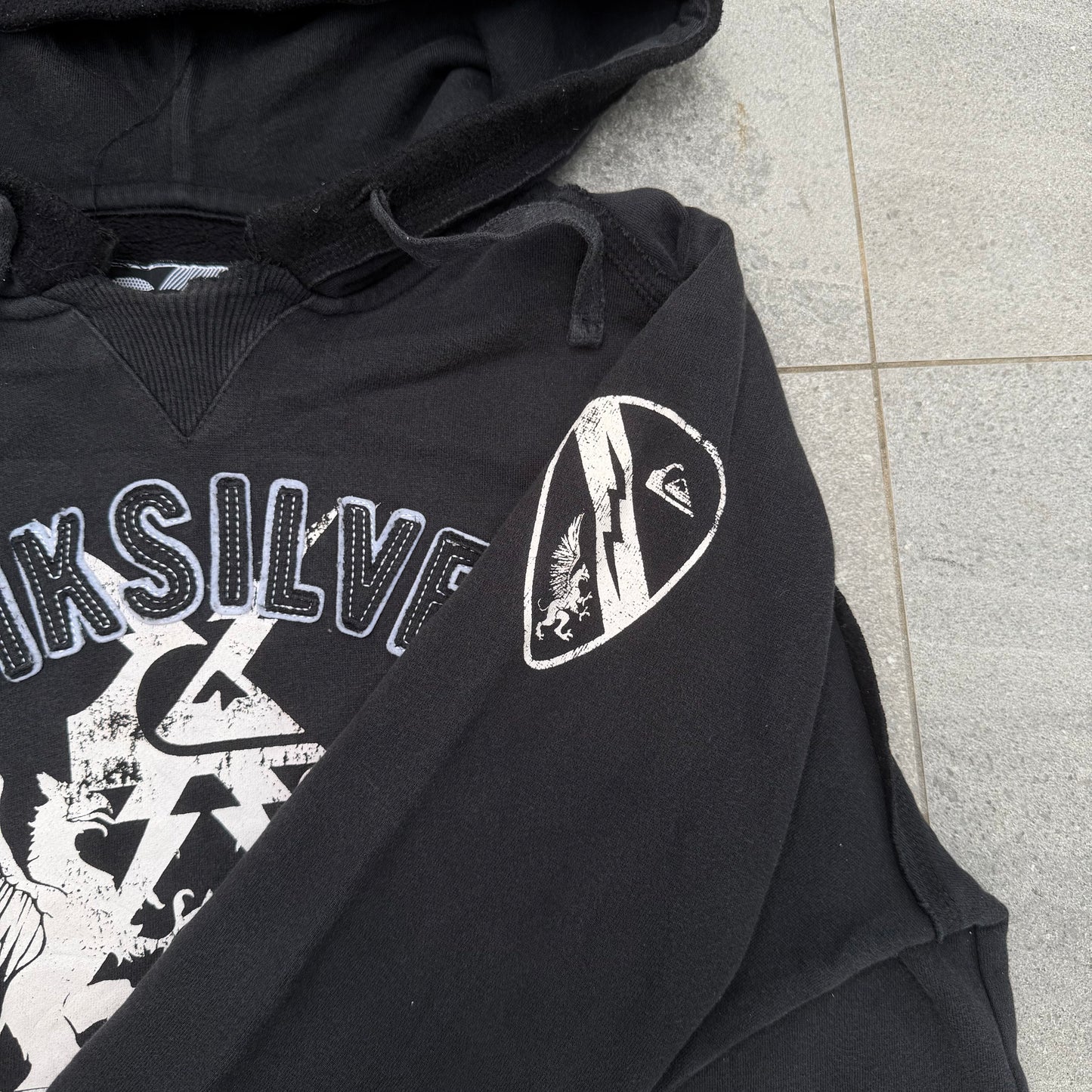 clean af quiksilver hoodie - S