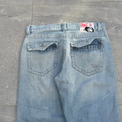 absolutely gorgeous take2 japanese jeans - 35x33”