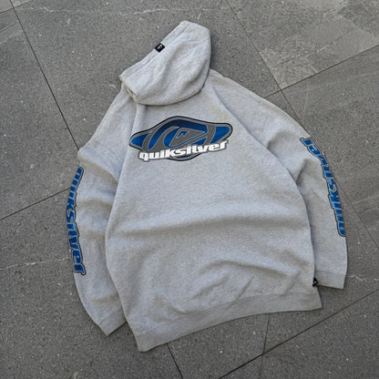 INSANE. quad hit quiksilver hoodie - M/L