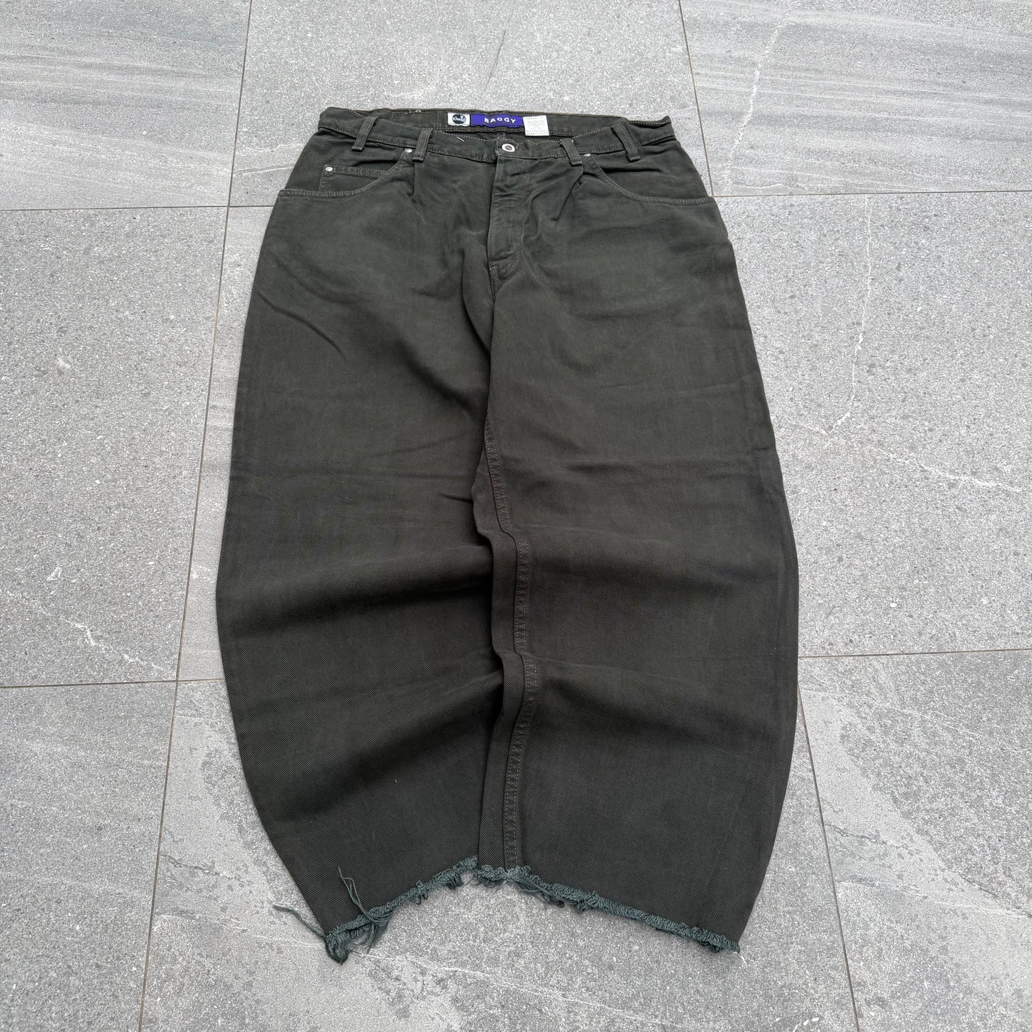 god tier olive baggy silvertabs - 35x28”