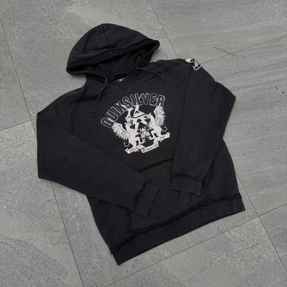 clean af quiksilver hoodie - S