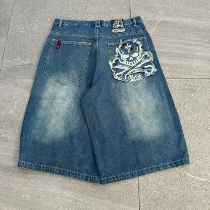 grail dogtown skull jorts - 34x15”