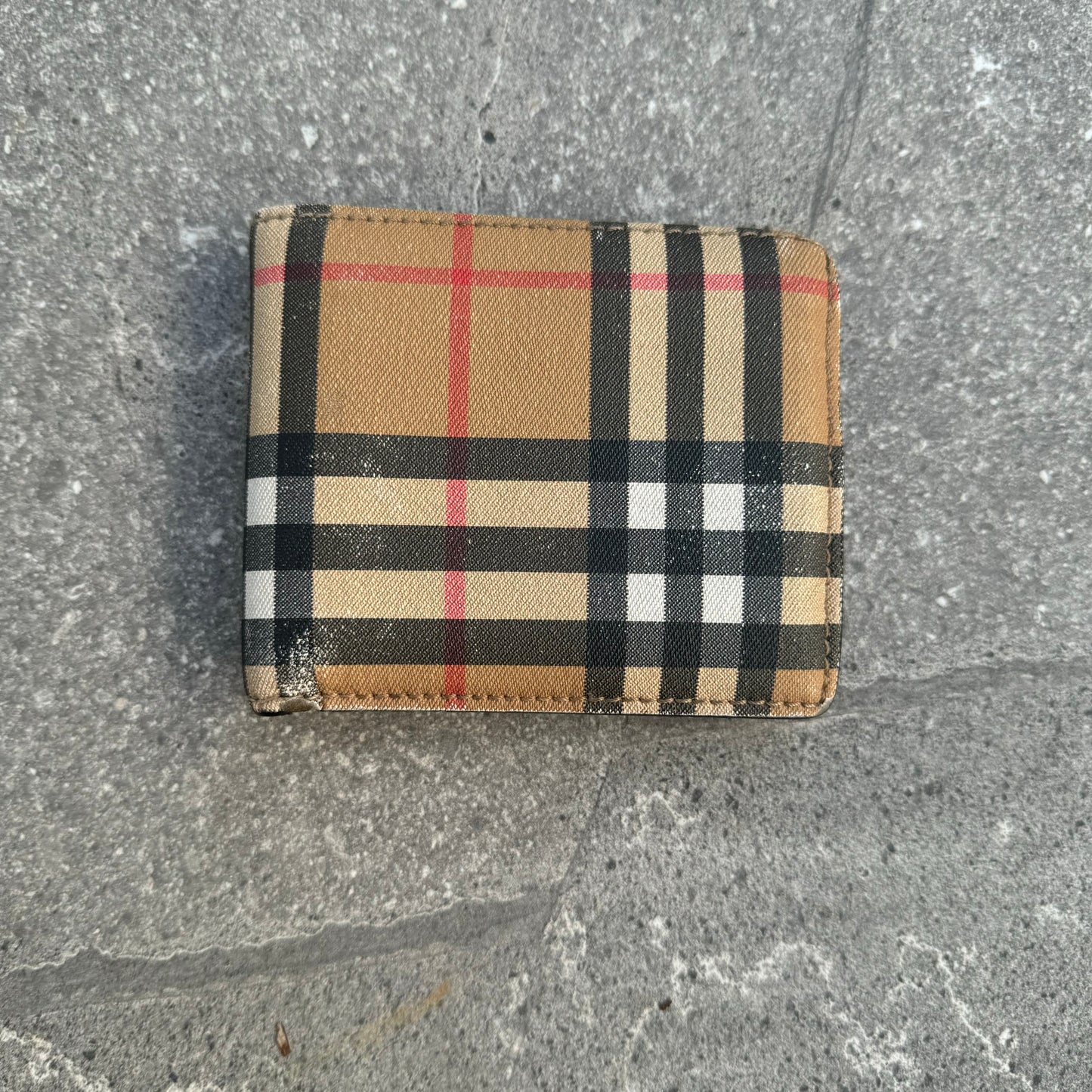 burberry nova check wallet