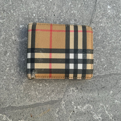 burberry nova check wallet