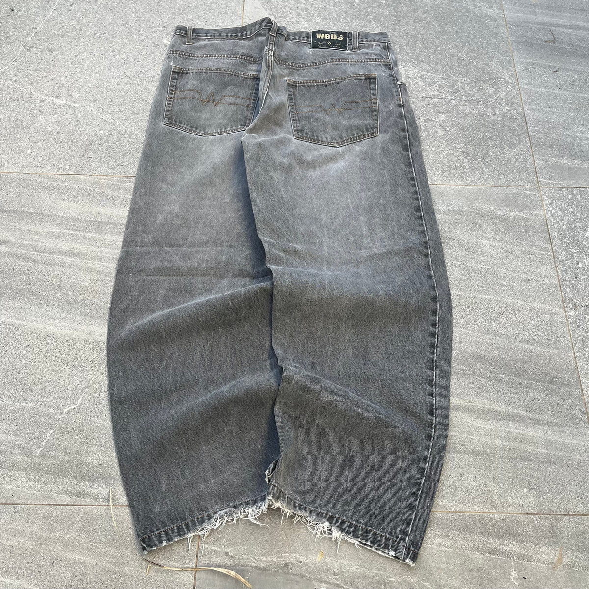 webs stone washed jeans - 38x32”