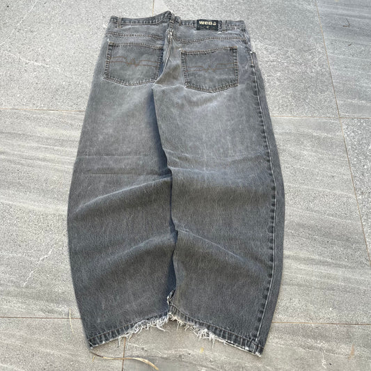 webs stone washed jeans - 38x32”