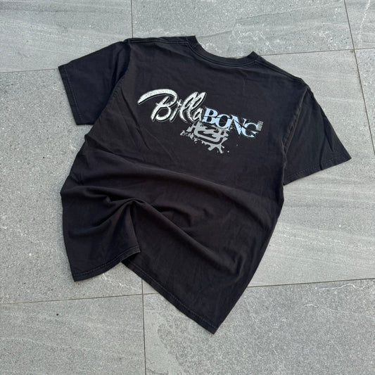 HARDDDDD billabong back hit tee - L