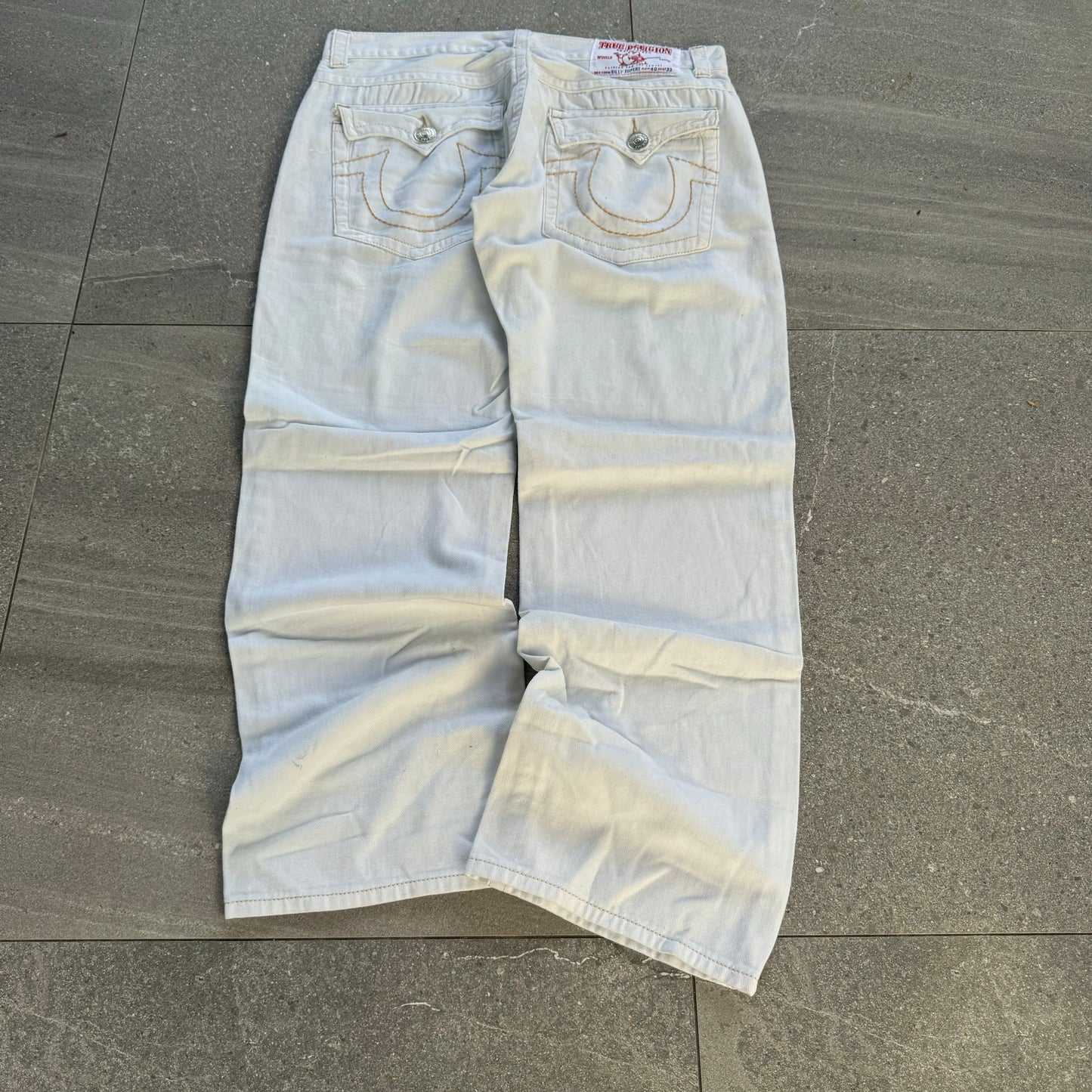 sexy white trues - 36x32”