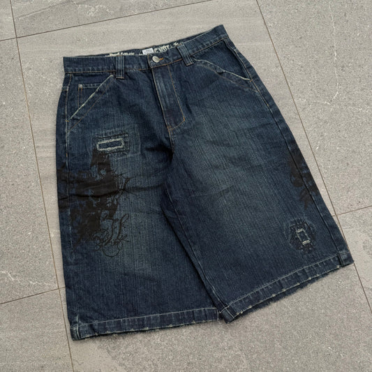 goated piping hot jorts - 32”
