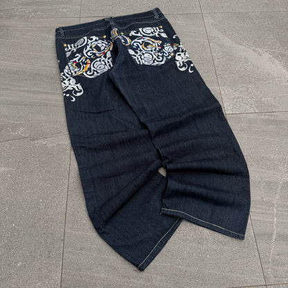 coogi tribal grails - 38x33”