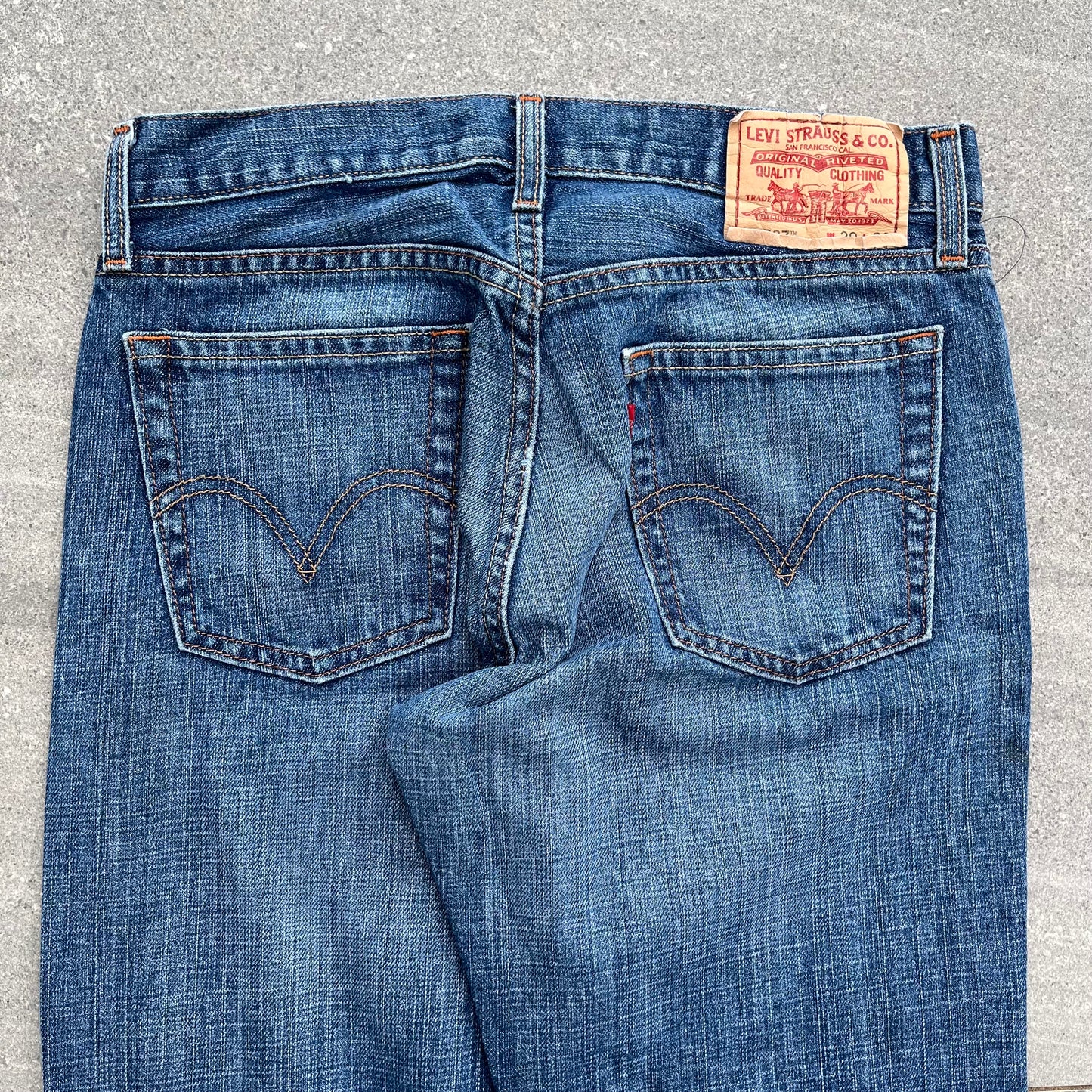 possibly the cleanest 527 levi low bootcuts in existence - 28x30”