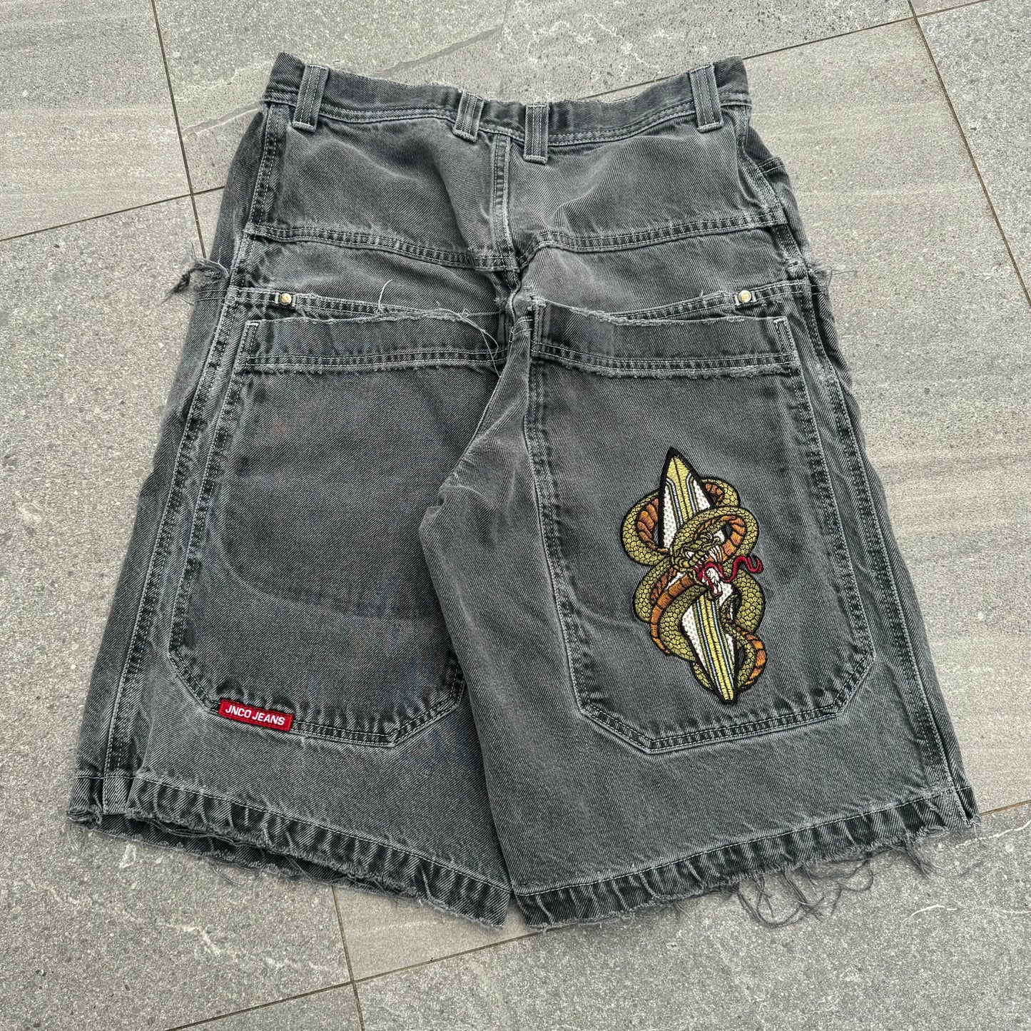 grail JNCO snake jorts - 32”