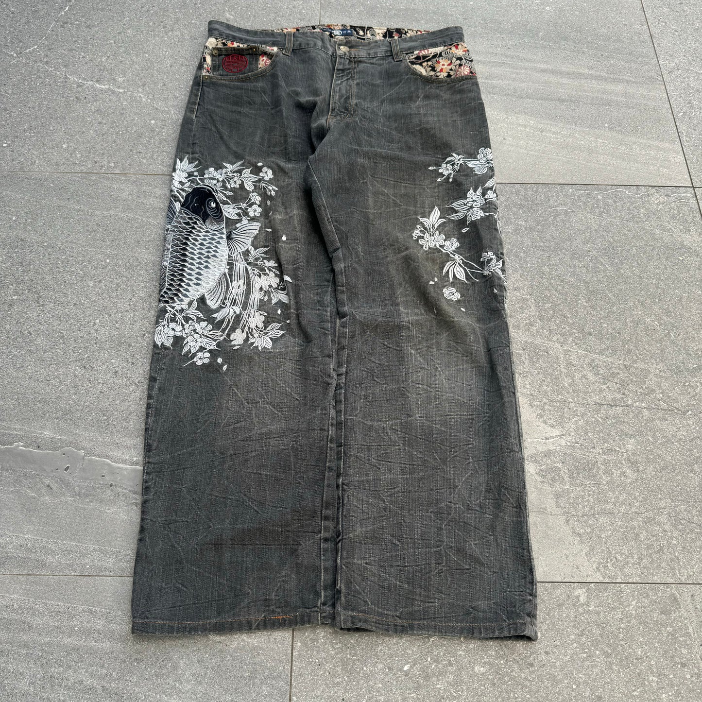 graaaaail koi carp jeans - 34x30”