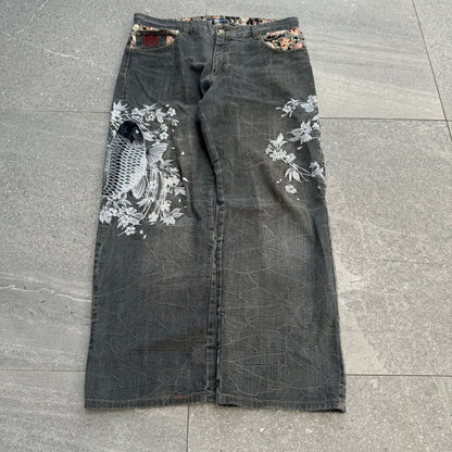 graaaaail koi carp jeans - 34x30”
