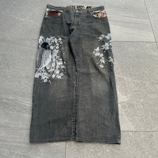 graaaaail koi carp jeans - 34x30”