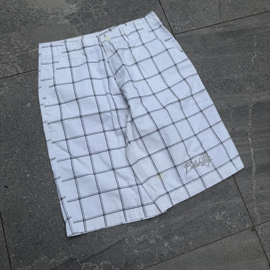 plaid hit billabong daily shorts (u can easily swim in these too) - 30”
