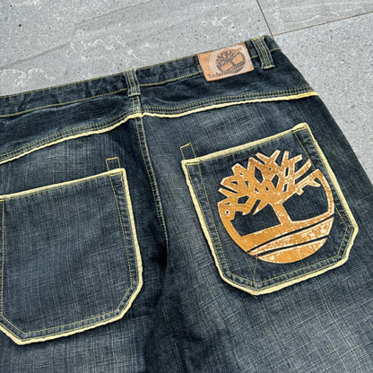 goat timberland jorts - 38”