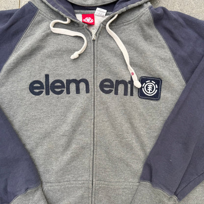 brimmed hood element zipup - L