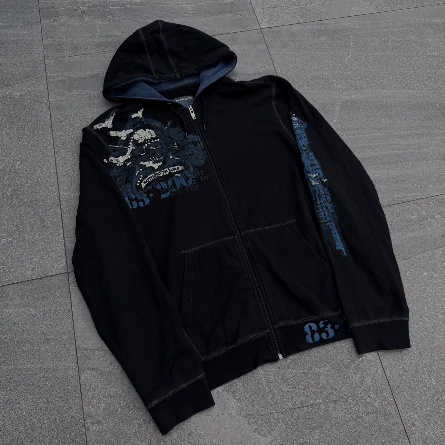embellished point zero hoodie - XL