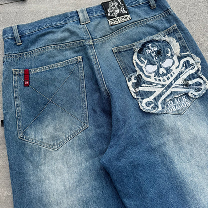 dogtown skull jorts - 34”