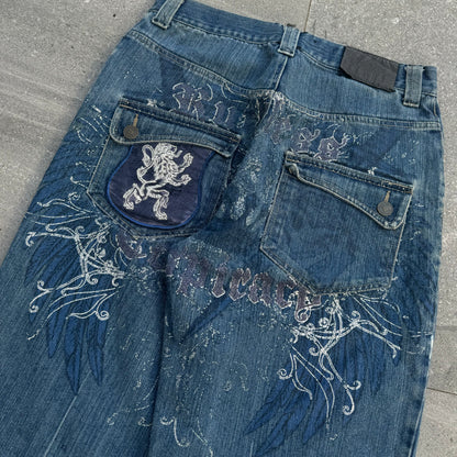 grail ruthless jorts - 34x15”