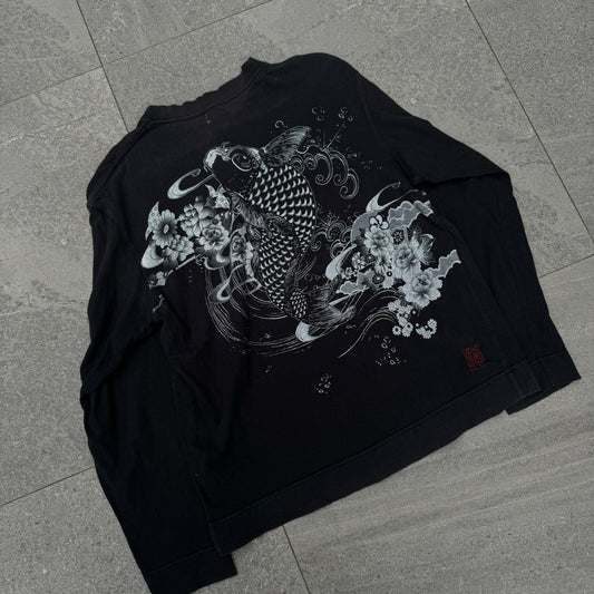 beautiful karakuri koi longsleeve - M
