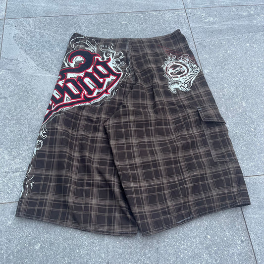 BEST PAIR OMG BEST BEST VEST plaid billabongs - 30”