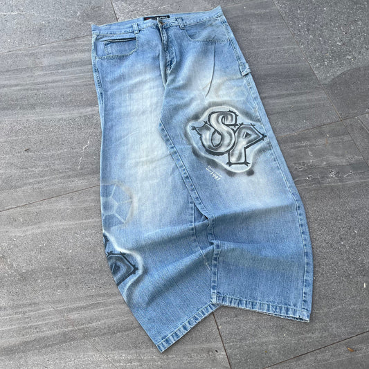 southpole graffiti jeans - 38x32”