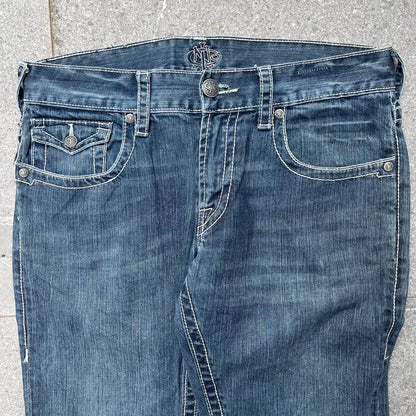 fleur de lis bootcuts - 34x33”