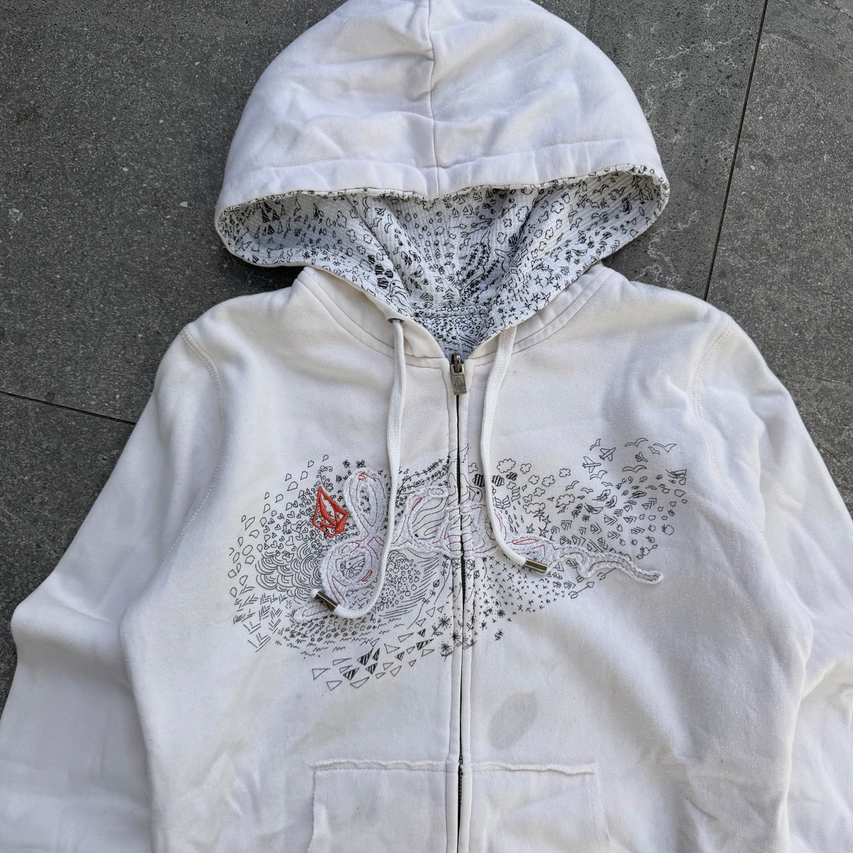 absolutely BEAUTIFUL reversible volcom hoodie 🐐 - womens M