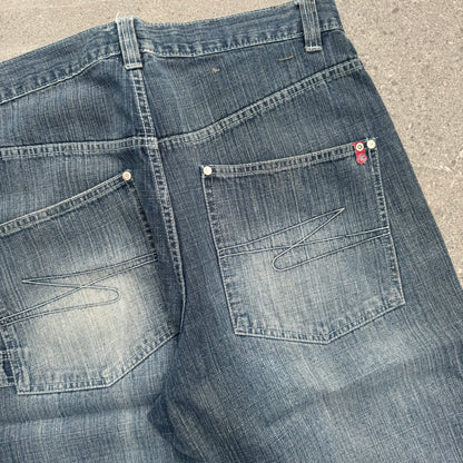 insaneeeee southpole jorts - 36x19”