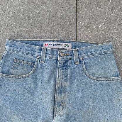 anchor blue baggies - 33x30”