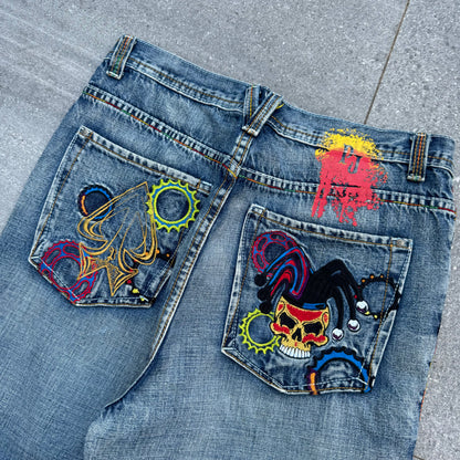 pepe skull jeans - 32x27”