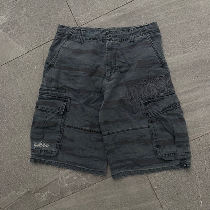 grail quiksilver side hit camo cargos - 32”