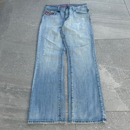 GOAAAATED PEPE BOOTCUTS look at the wash 34x33”