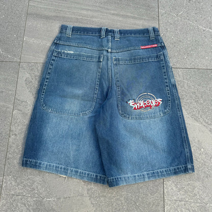 jnco spec snake eyes jorts - 34x13”