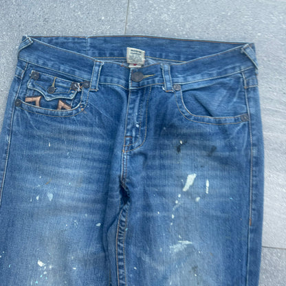 paint splatter trueys - 38x35”