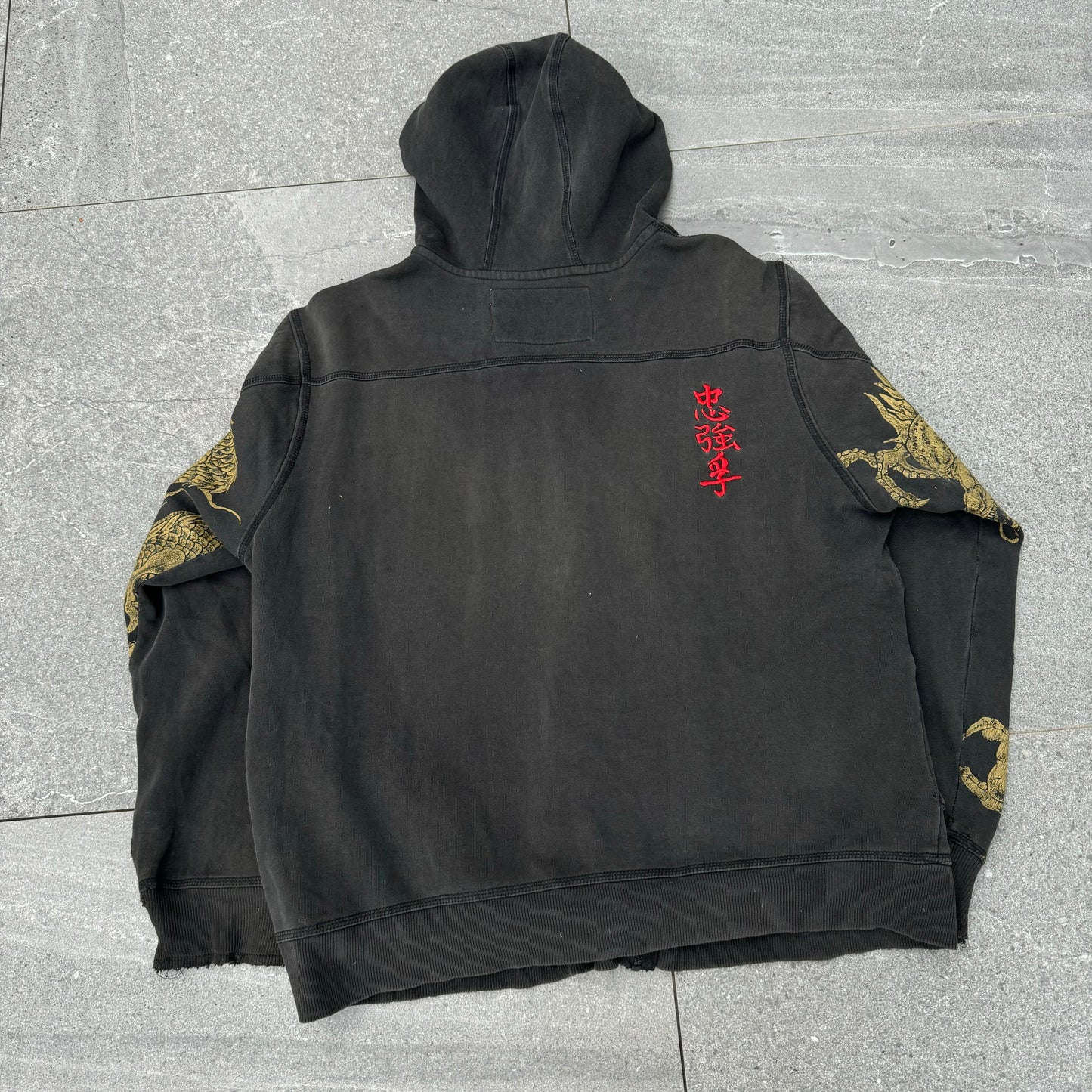 top heavy hoodie - L