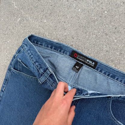 belt these up and they’re a 10/10 baggy stack - 42x34”