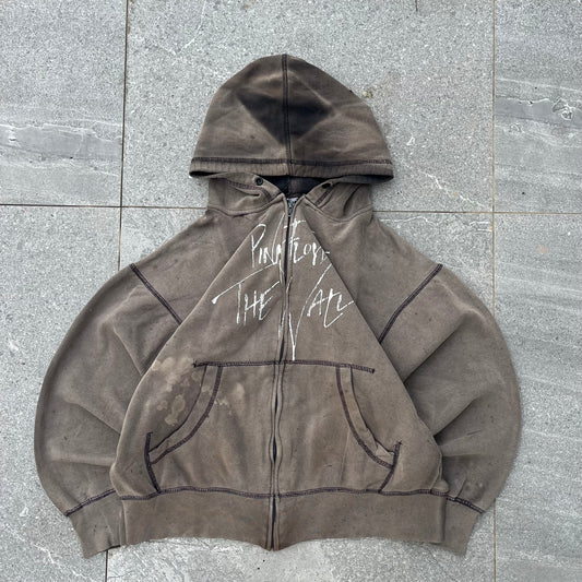 90s pink floyd zip - M