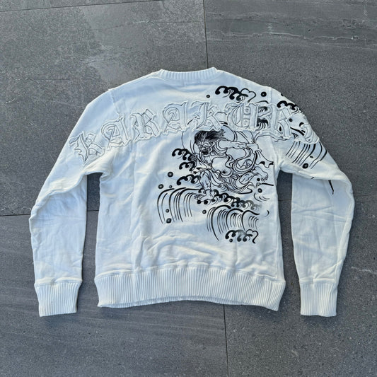 HARDEST BACK SPELLOUT KARAKURI CREWNECK - S/M