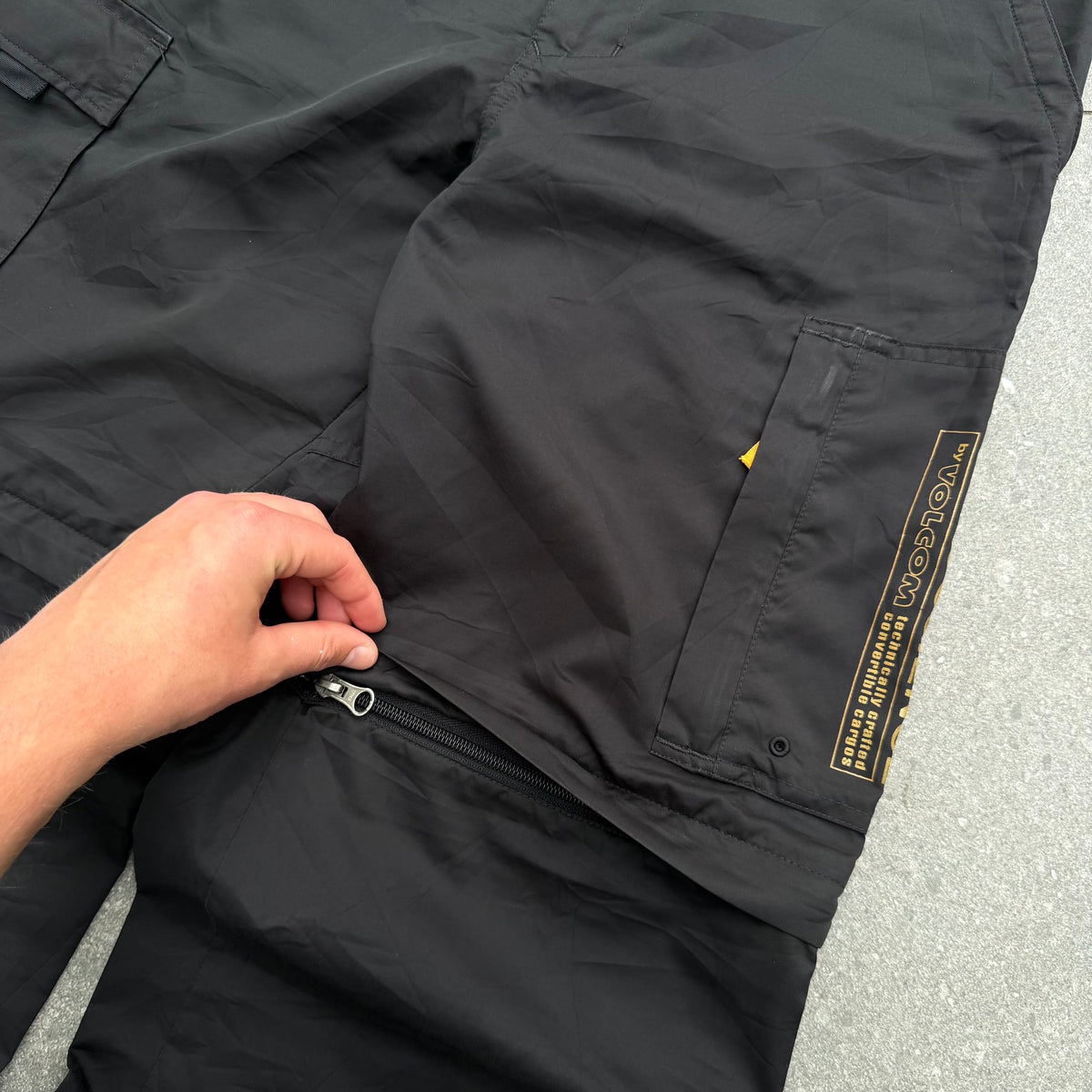 volcom v-line zip off pants - 30x30”