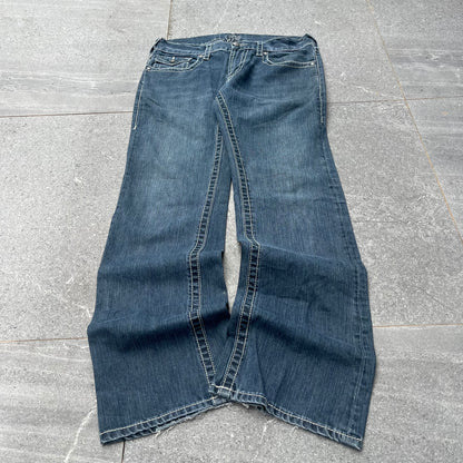 fleur de lis bootcuts - 34x33”