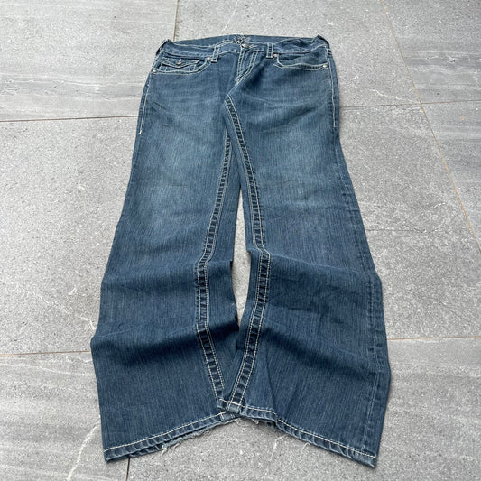 fleur de lis bootcuts - 34x33”