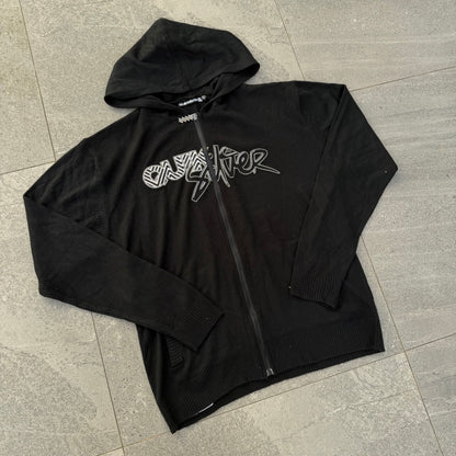 quiksilver knit zipup - M
