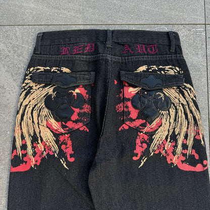 winged jeans - 31x28”