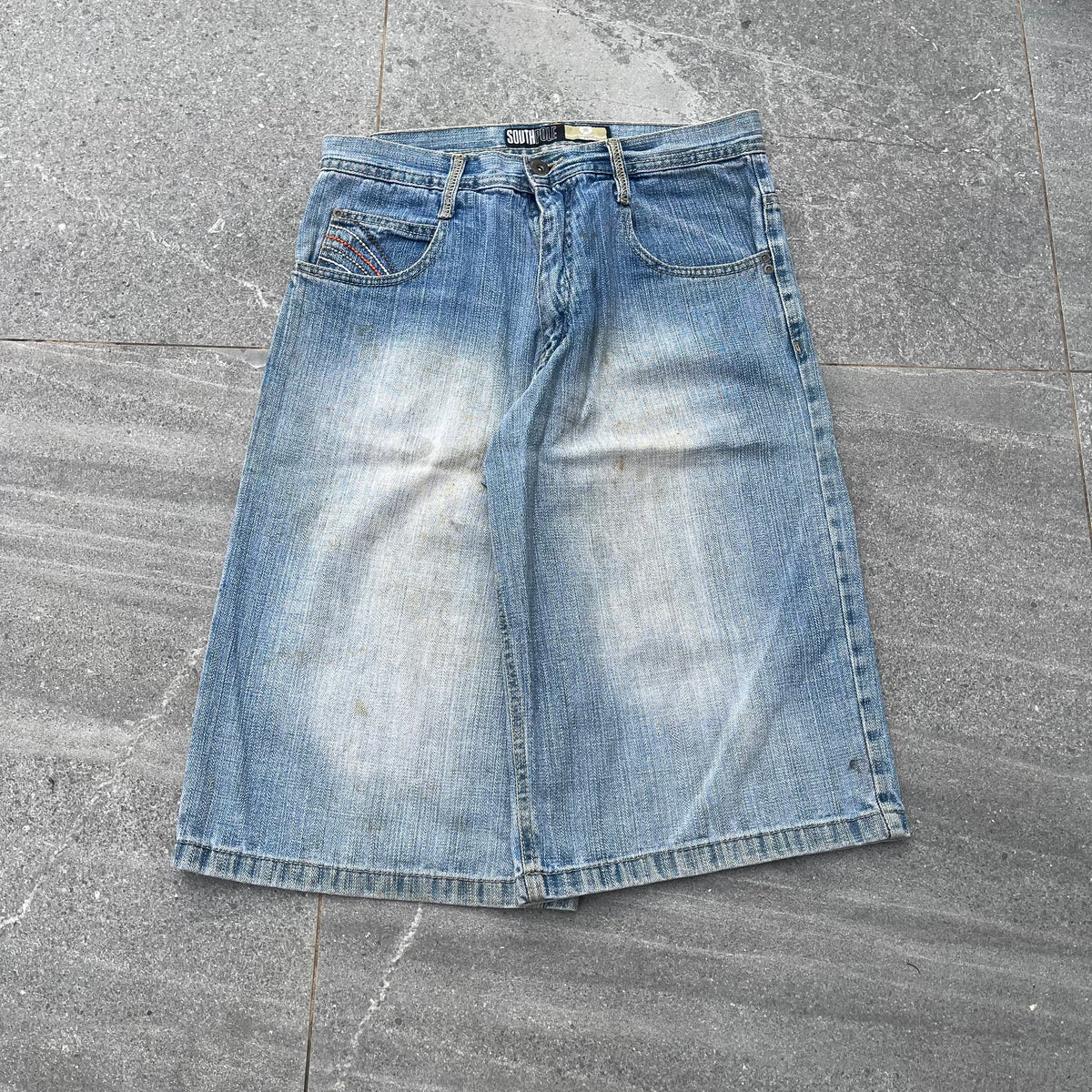 dude why are all the jorts so good wtf - embroidered southpoles 30x15