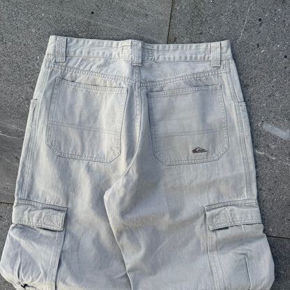 peak 2000s quiksilver cargos - 34x33”